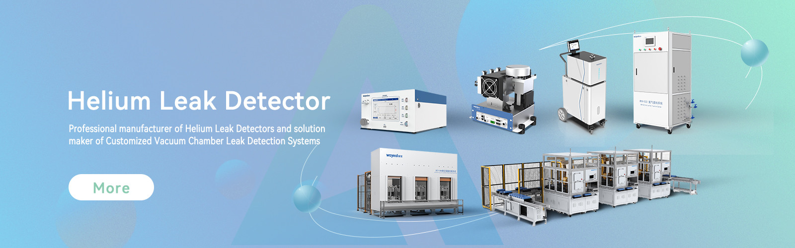 Detector de fugas de helio