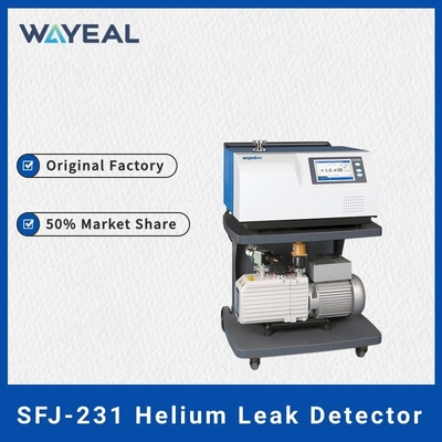 Detector de fugas de helio de pantalla táctil LCD Wayeal Equipo de detección de helio Certificado CE