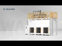 Sistema de detección de fugas de helio en cámara de vacío